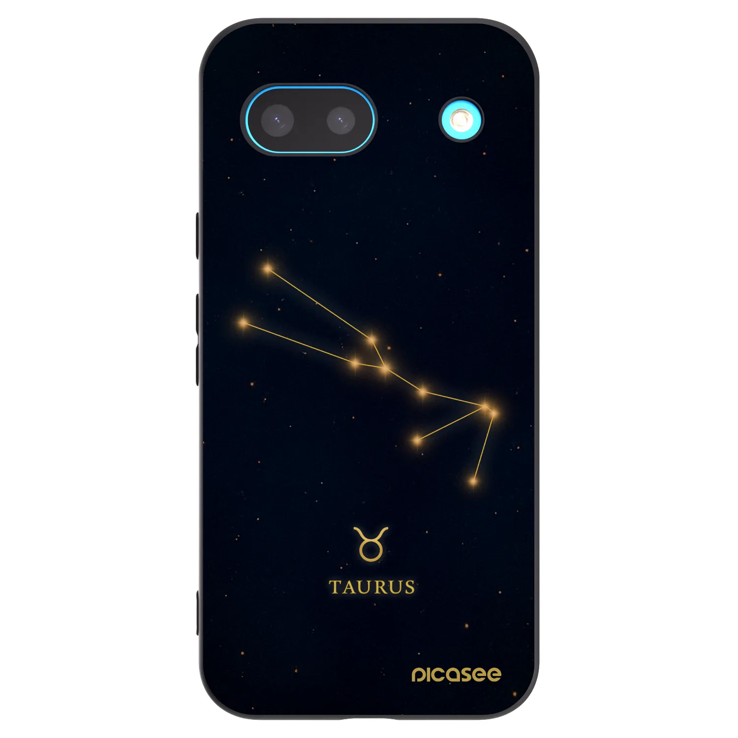 Picasee silikonski črni ovitek za Google Pixel 8 - TAURUS