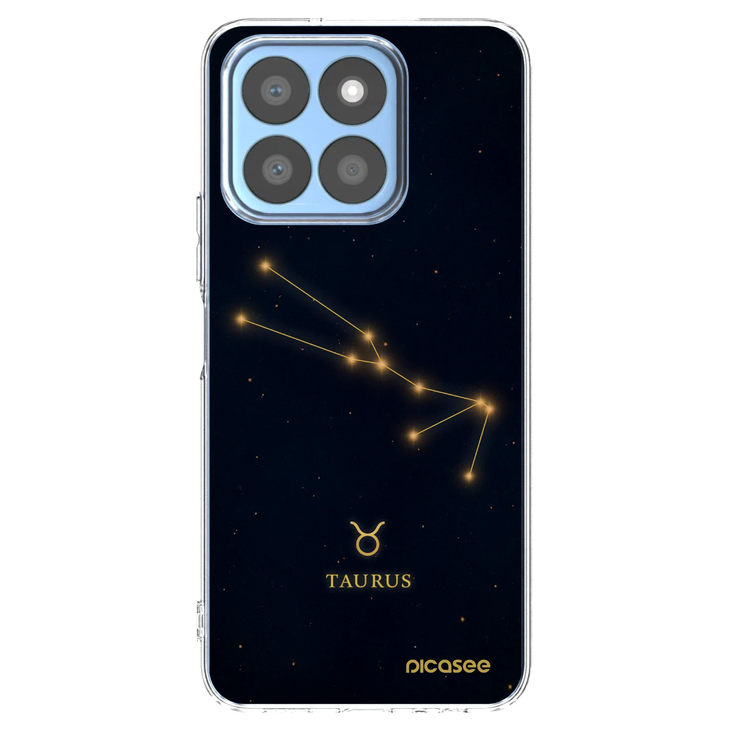Picasee silikonski prozorni ovitek za Honor X8c - TAURUS