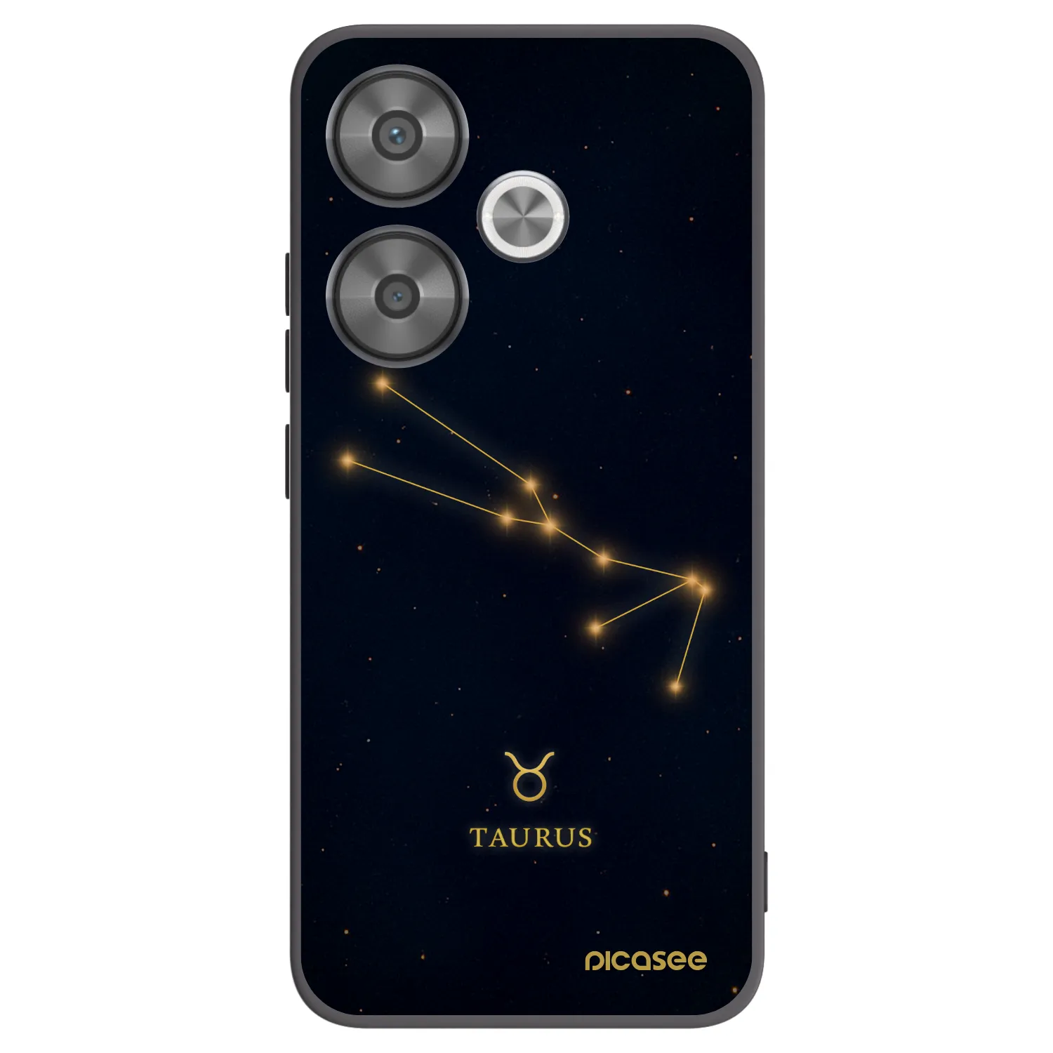 Picasee silikonski črni ovitek za Xiaomi Poco F6 - TAURUS