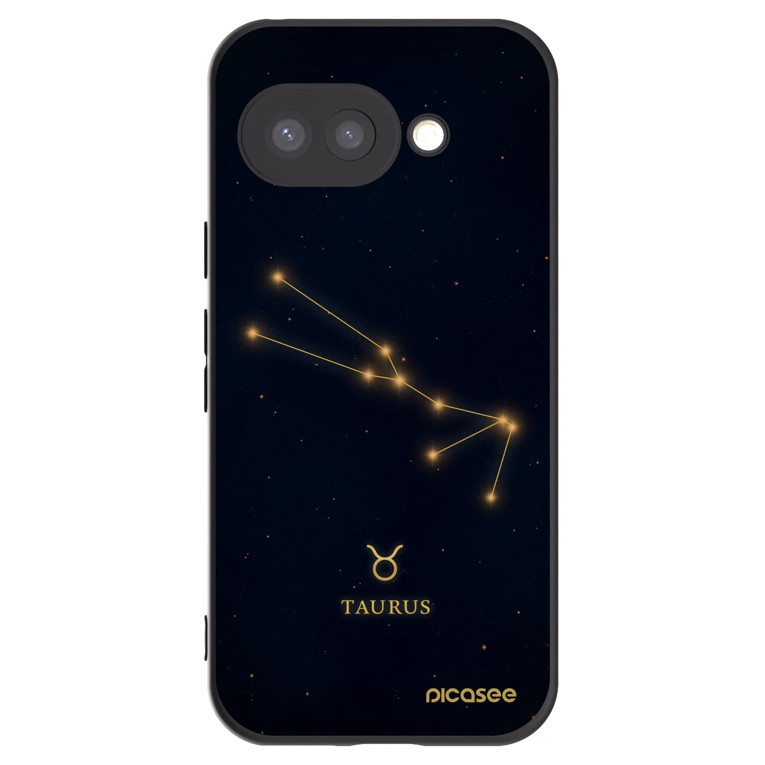 Picasee silikonski črni ovitek za Google Pixel 9a - TAURUS