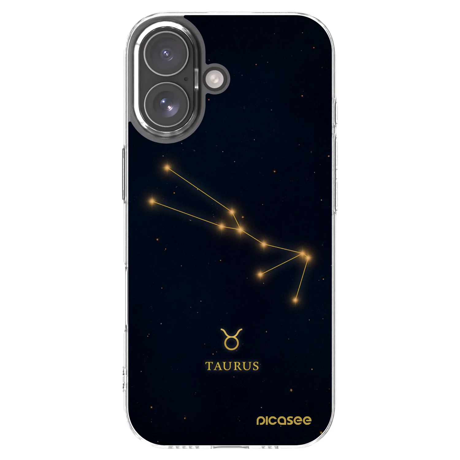 Picasee silikonski prozorni ovitek za Apple iPhone 17 - TAURUS