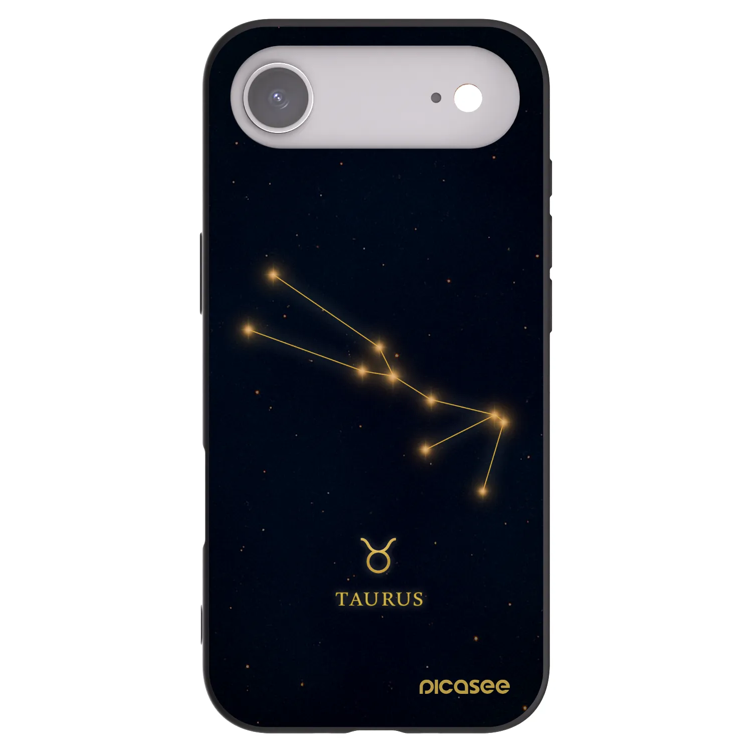 Picasee silikonski črni ovitek za Apple iPhone Air - TAURUS