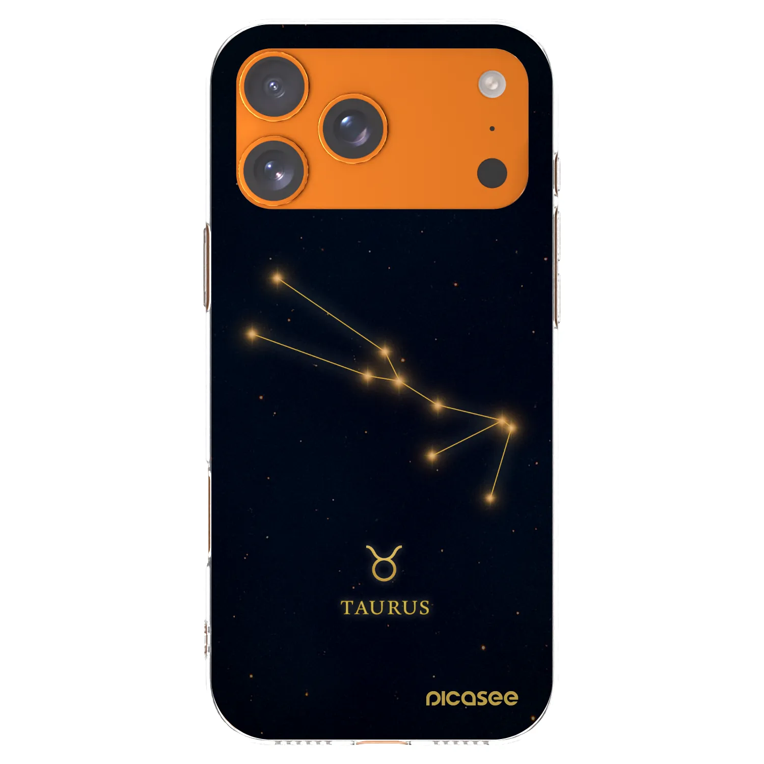 Picasee silikonski prozorni ovitek za Apple iPhone 17 Pro Max - TAURUS