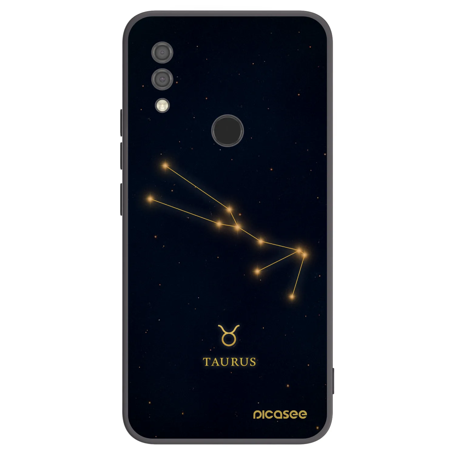 Picasee silikonski črni ovitek za Xiaomi Redmi 7 - TAURUS