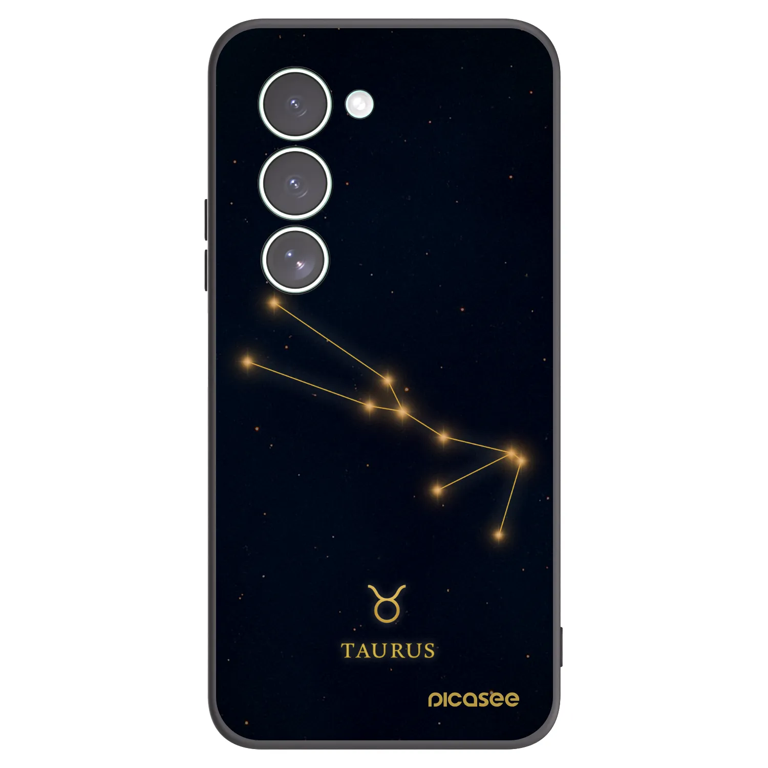 Picasee silikonski črni ovitek za Xiaomi Redmi 15 5G - TAURUS