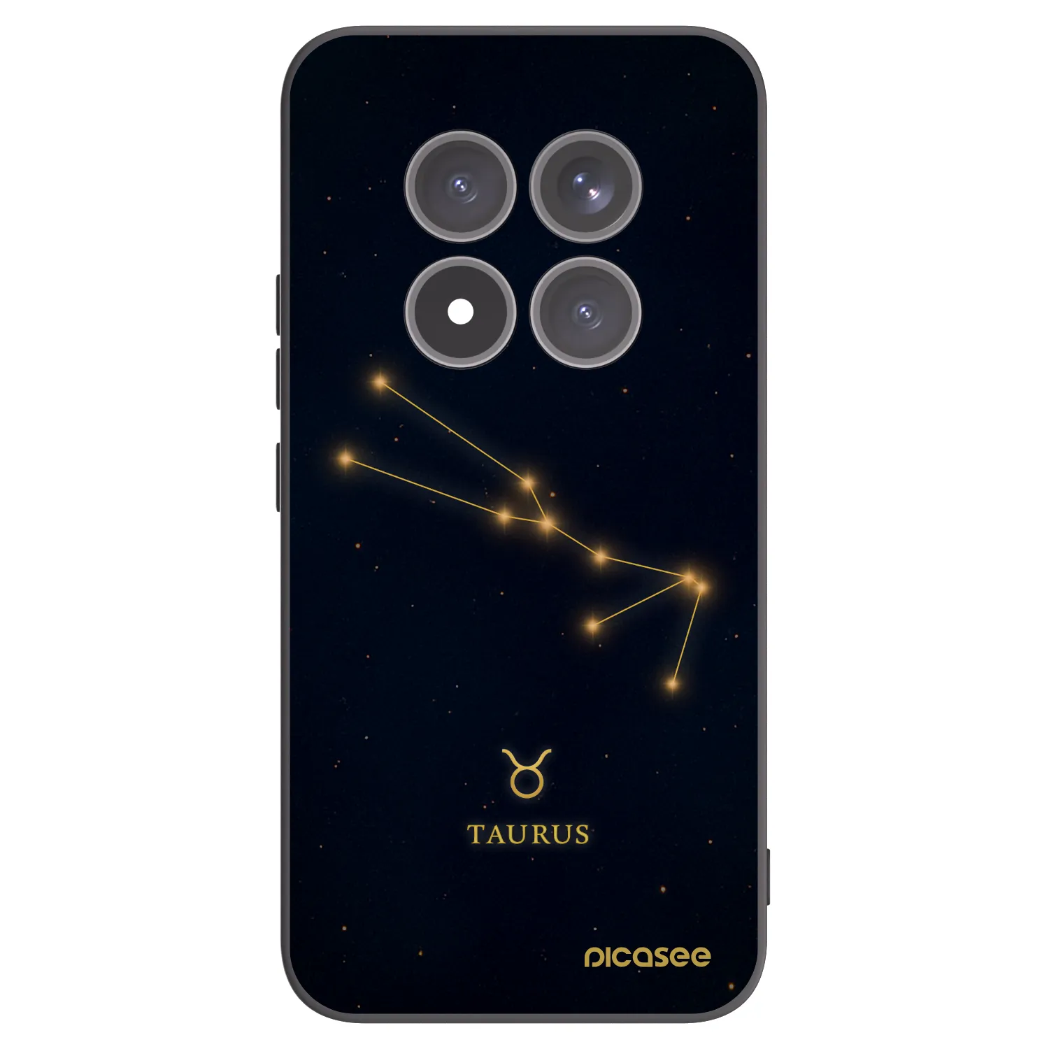 Picasee silikonski črni ovitek za Xiaomi Redmi Note 15 Pro+ - TAURUS
