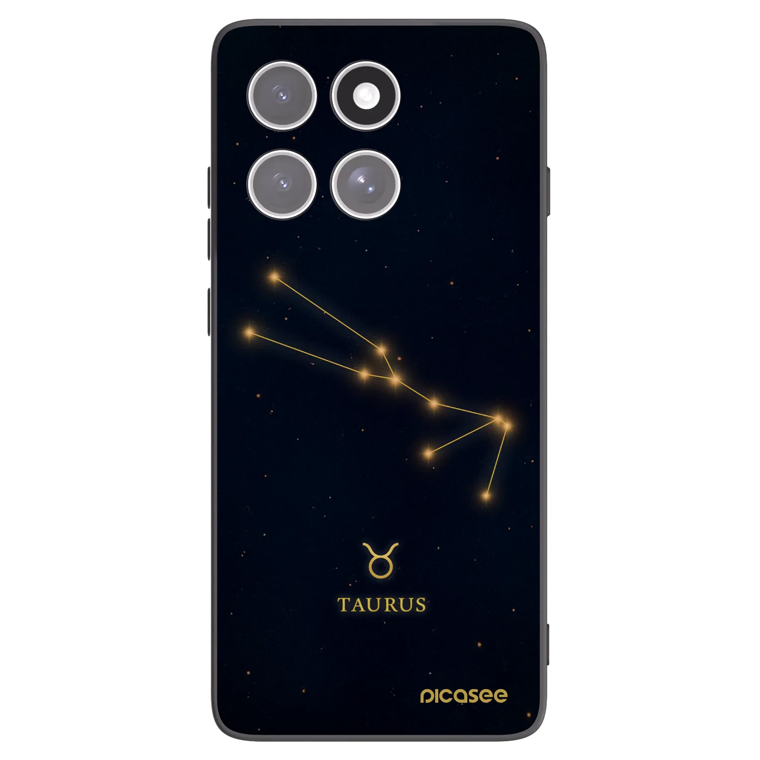 Picasee silikonski črni ovitek za Motorola Edge 60 Fusion - TAURUS
