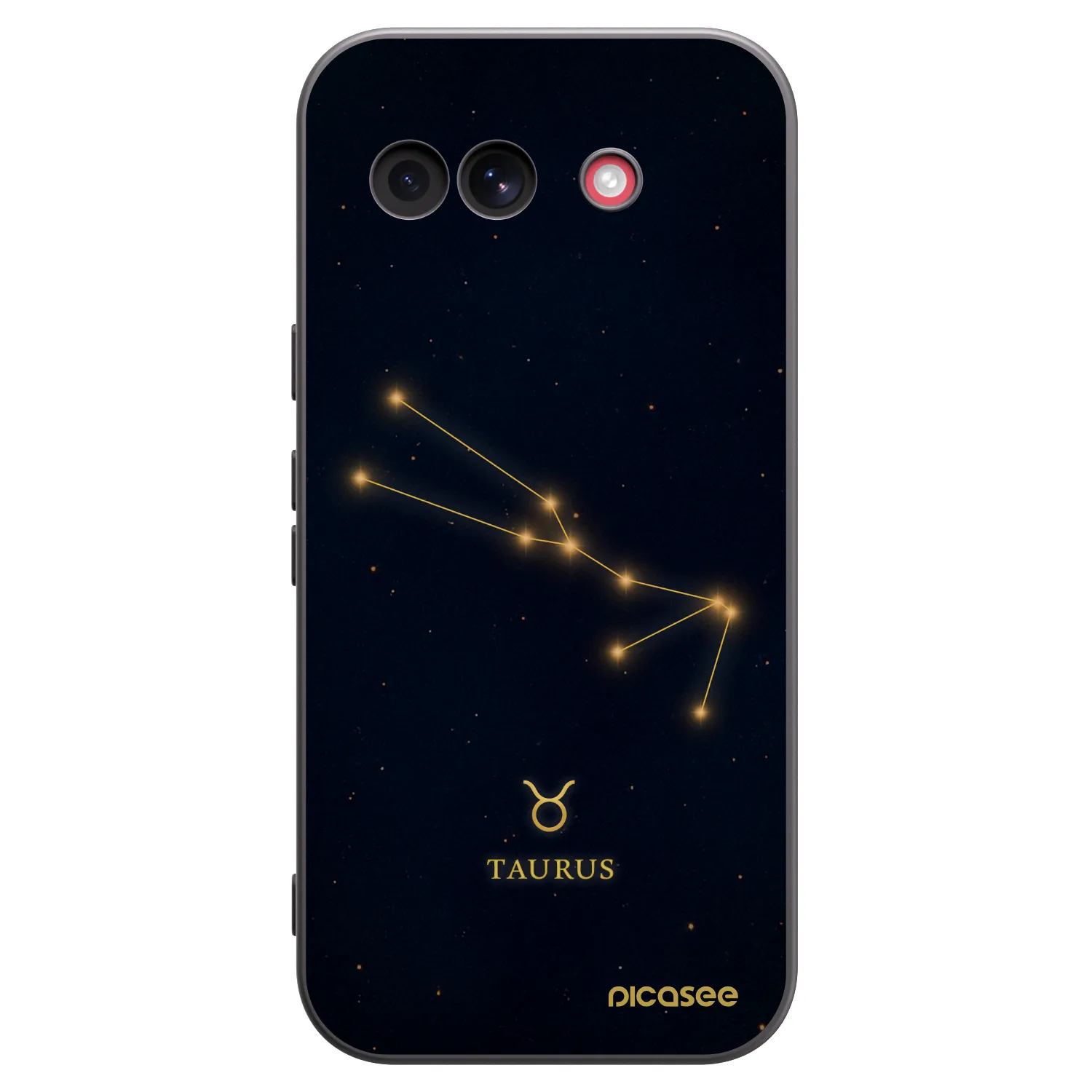 Picasee silikonski črni ovitek za Google Pixel 10a - TAURUS