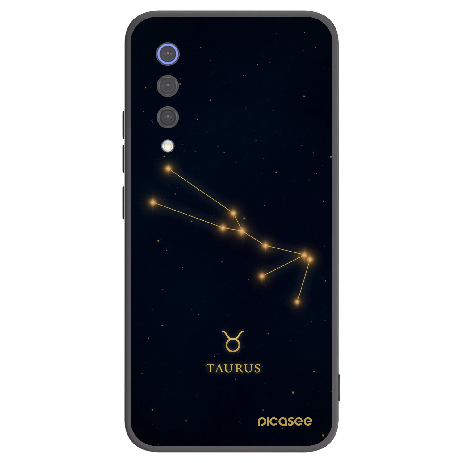 Picasee silikonski črni ovitek za Xiaomi Mi 9 SE - TAURUS