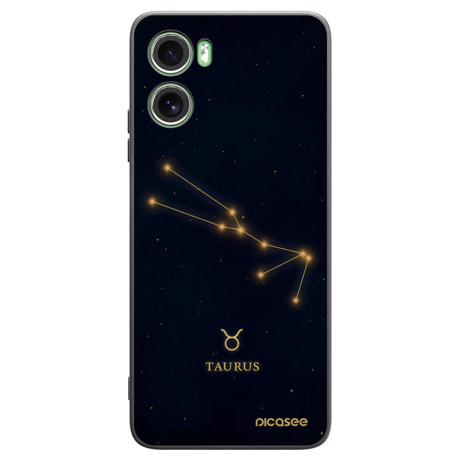 Picasee silikonski črni ovitek za Motorola Moto G06 - TAURUS