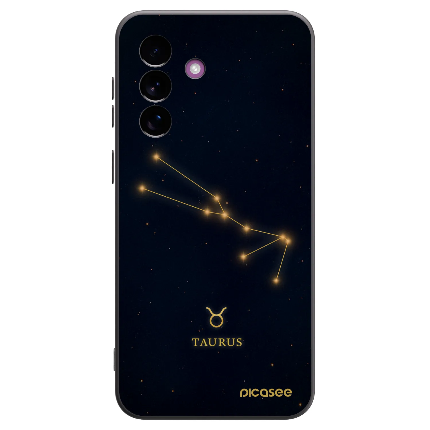Picasee silikonski črni ovitek za Samsung Galaxy A37 - TAURUS