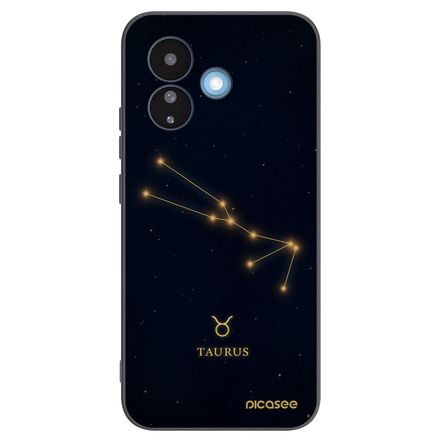Picasee silikonski črni ovitek za Xiaomi Redmi Note 17 Pro 5G - TAURUS