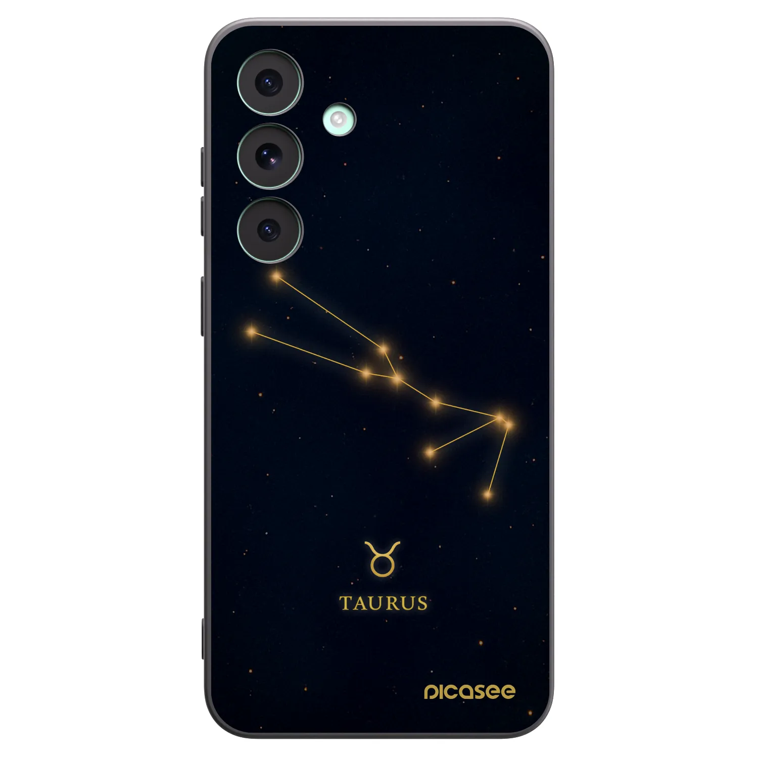 Picasee silikonski črni ovitek za Samsung Galaxy S26 FE - TAURUS