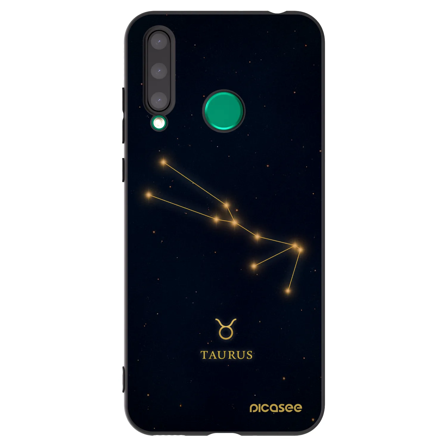 Picasee silikonski črni ovitek za Honor 20 Lite - TAURUS