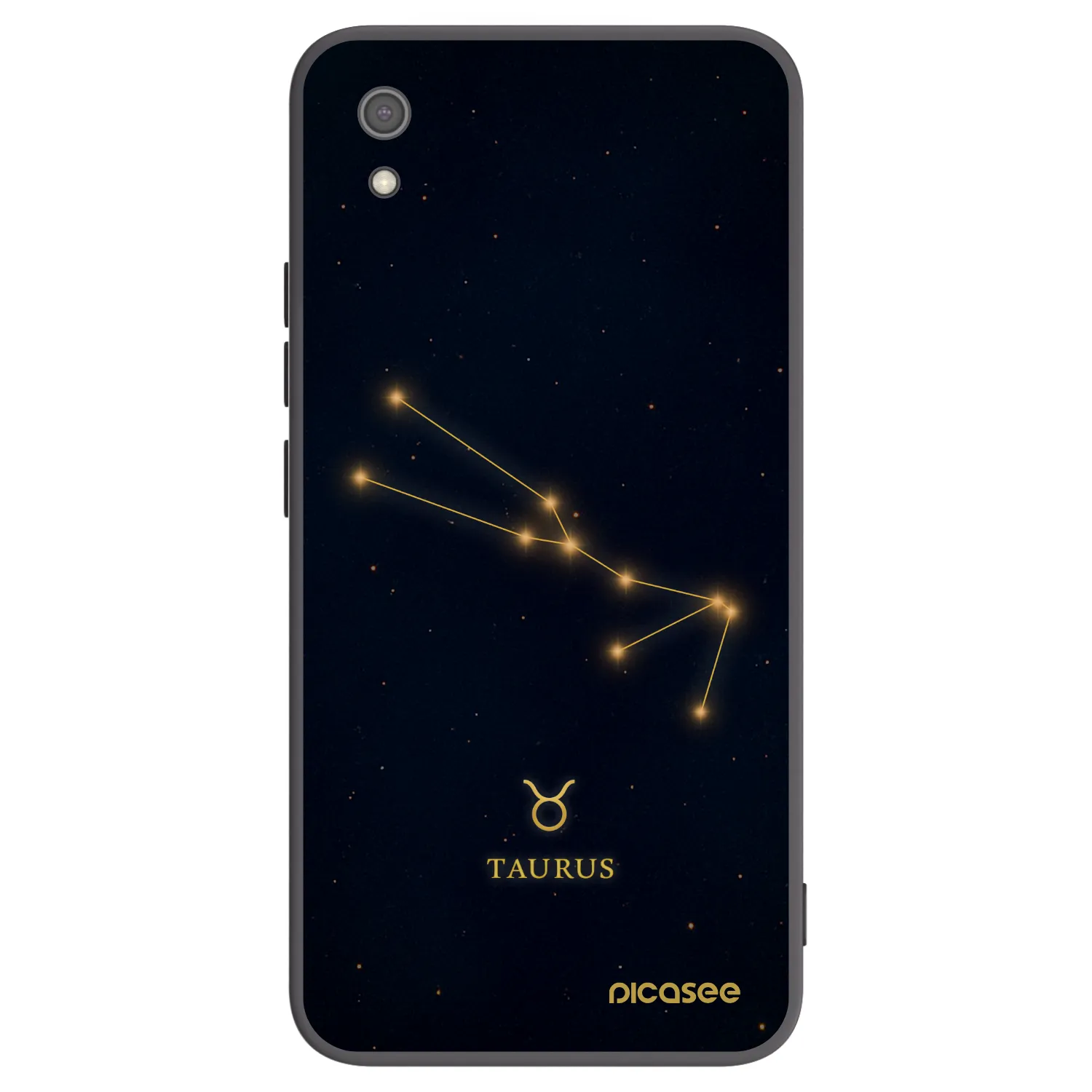 Picasee silikonski črni ovitek za Xiaomi Redmi 7A - TAURUS