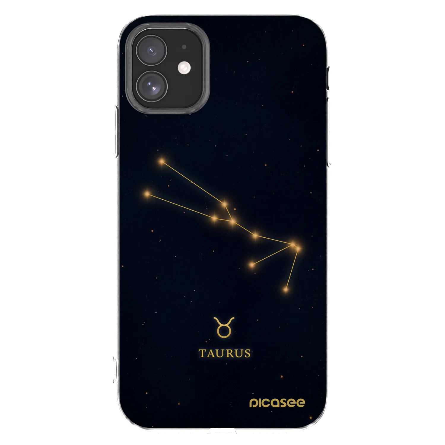 Picasee silikonski prozorni ovitek za Apple iPhone 11 - TAURUS