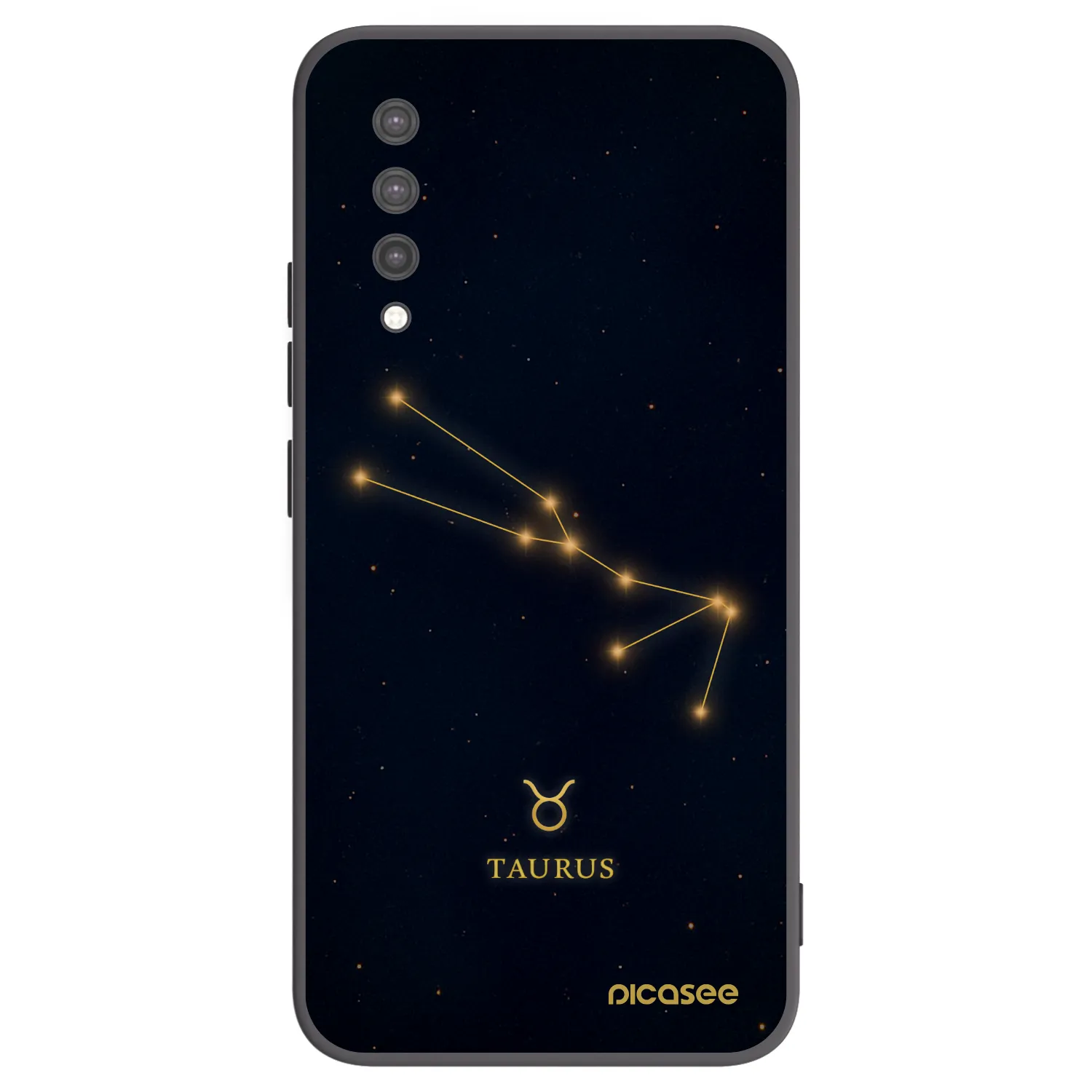 Picasee silikonski črni ovitek za Xiaomi Mi 9 Lite - TAURUS