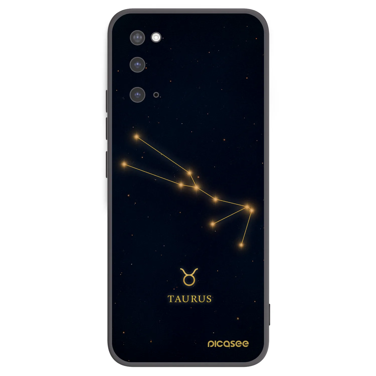 Picasee silikonski črni ovitek za Samsung Galaxy S20 G980F - TAURUS