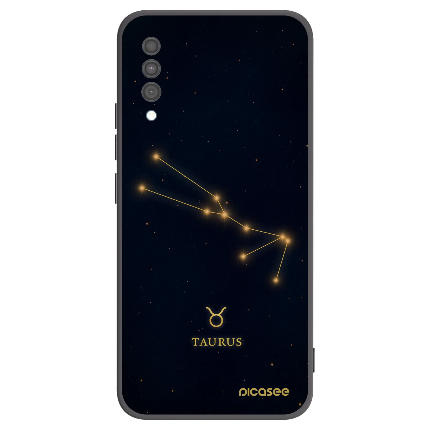 Picasee silikonski črni ovitek za Samsung Galaxy A30s A307F - TAURUS
