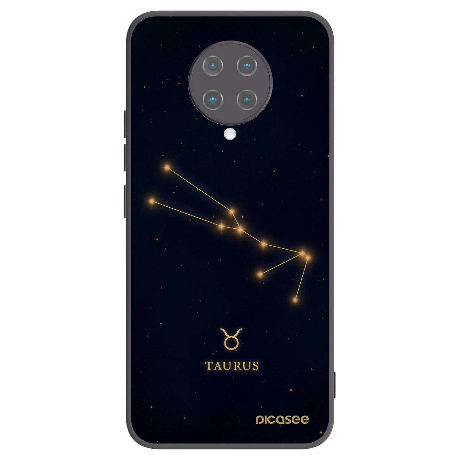 Picasee silikonski črni ovitek za Xiaomi Poco F2 Pro - TAURUS