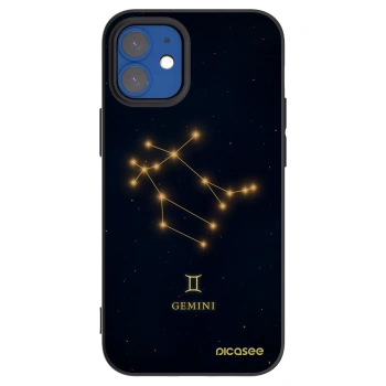 Picasee silikonski črni ovitek za Apple iPhone 12 mini - GEMINI