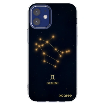Picasee silikonski prozorni ovitek za Apple iPhone 12 mini - GEMINI