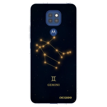 Picasee silikonski prozorni ovitek za Motorola Moto G9 Play - GEMINI