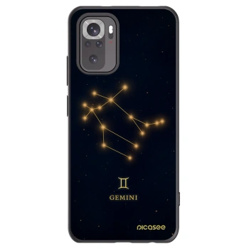 Picasee silikonski črni ovitek za Xiaomi Redmi Note 10S - GEMINI