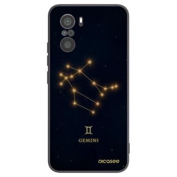 Picasee silikonski črni ovitek za Xiaomi Poco F3 - GEMINI