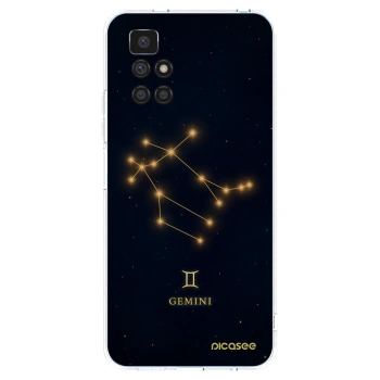 Picasee silikonski prozorni ovitek za Xiaomi Redmi 10 - GEMINI