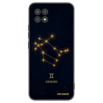 Picasee silikonski črni ovitek za Realme 8i - GEMINI