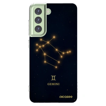 Picasee silikonski prozorni ovitek za Samsung Galaxy S21 FE 5G - GEMINI
