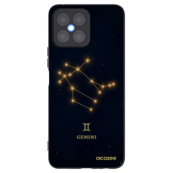 Picasee silikonski črni ovitek za Honor X8 4G - GEMINI