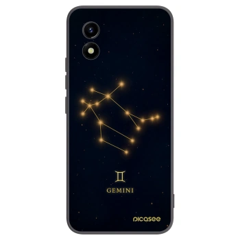 Picasee silikonski črni ovitek za Vivo Y01 - GEMINI