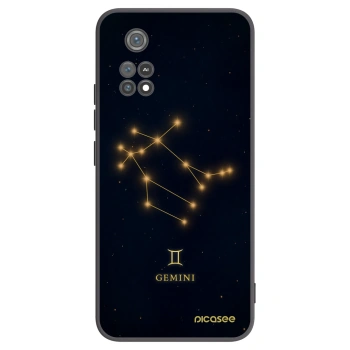 Picasee silikonski črni ovitek za Xiaomi Poco M4 Pro - GEMINI