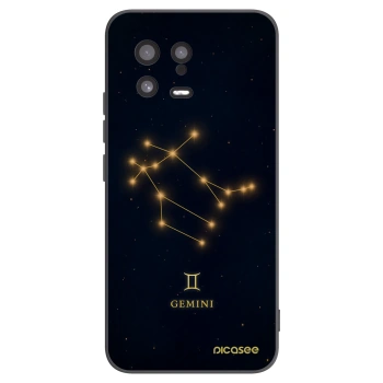 Picasee silikonski črni ovitek za Xiaomi 13 - GEMINI