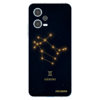 Picasee silikonski prozorni ovitek za Xiaomi Redmi Note 12 5G - GEMINI