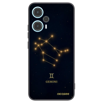 Picasee silikonski črni ovitek za Xiaomi Poco F5 - GEMINI