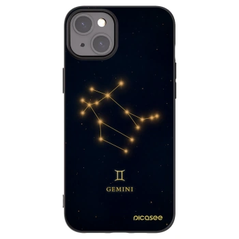 Picasee silikonski črni ovitek za Apple iPhone 15 Plus - GEMINI