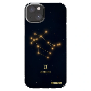Picasee silikonski prozorni ovitek za Apple iPhone 15 Plus - GEMINI