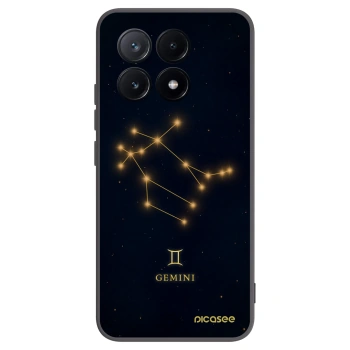 Picasee silikonski črni ovitek za Xiaomi Poco X6 Pro - GEMINI