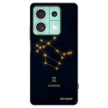 Picasee silikonski črni ovitek za Xiaomi Redmi Note 13 5G - GEMINI