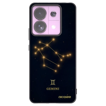 Picasee silikonski črni ovitek za Xiaomi Redmi Note 13 Pro 5G - GEMINI