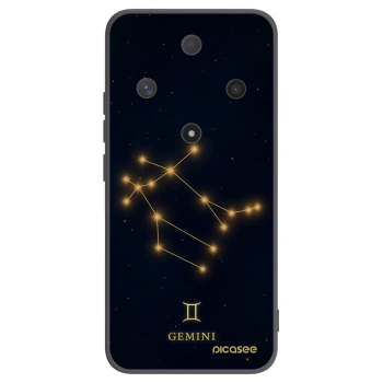 Picasee silikonski črni ovitek za Honor Magic6 Lite 5G - GEMINI