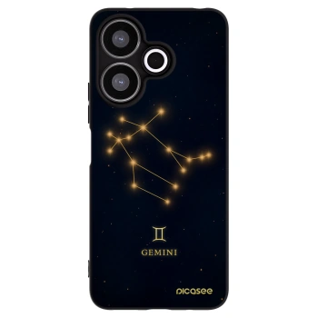 Picasee silikonski črni ovitek za Xiaomi Redmi 13 4G - GEMINI