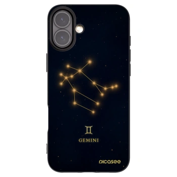 Picasee silikonski črni ovitek za Apple iPhone 16 Plus - GEMINI