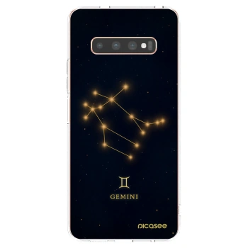 Picasee silikonski prozorni ovitek za Samsung Galaxy S10 Plus G975 - GEMINI