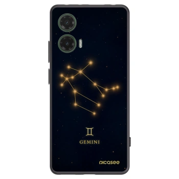 Picasee silikonski črni ovitek za Motorola Moto G35 5G - GEMINI