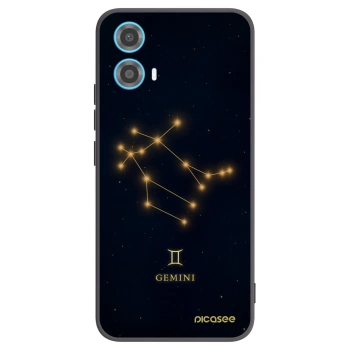 Picasee silikonski črni ovitek za Motorola Moto G34 5G - GEMINI