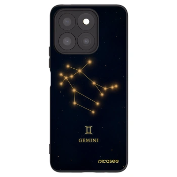 Picasee silikonski črni ovitek za Honor X8c - GEMINI